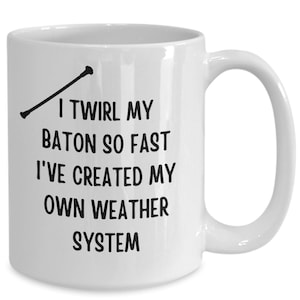 Baton Twirling Gifts For Girls Baton Twirler Conductor Baton Funny Coffee Mug For Majorette Performing Marching Band Gift Tea Cup Gift Idea