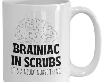 Neurology Gift | Neurology Nurse Mug | Neurology Mug | Neuro Mug | Graduation Gift | Neuro Icu Nurse Gift | Neuro Nurse