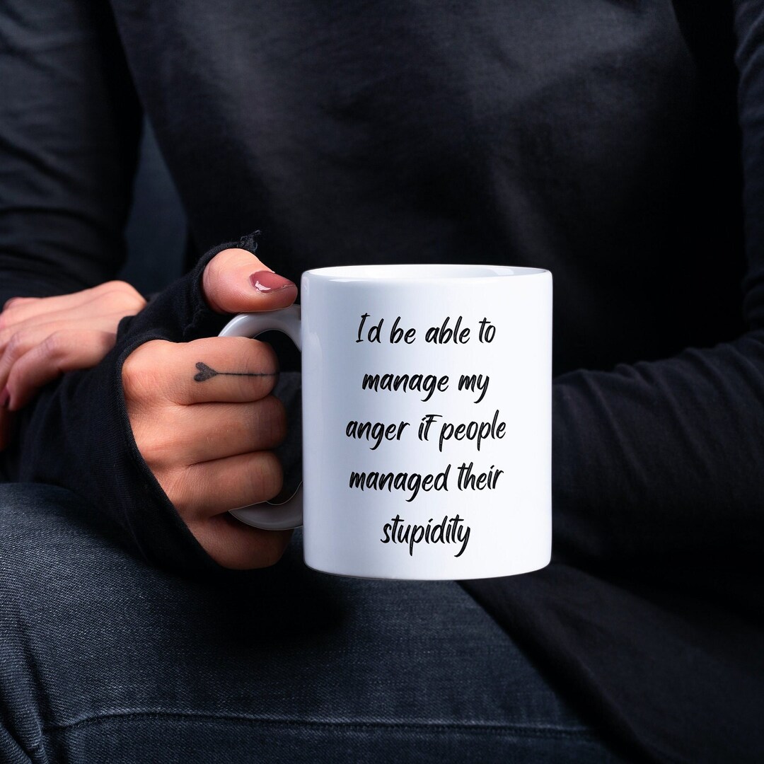 Man Raging Out Gift Anger Management Gag Gift Funny Coffee Mug Stress Gift Humor Angry Rage ...