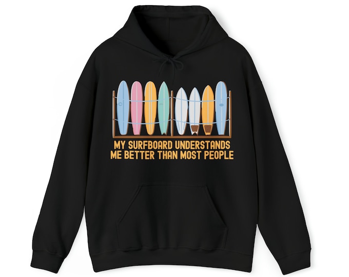 Surfing Sweatshirt | Surfing Hoodie | Hoodie Oversized | Beach Hoodie | Surfer Hoodie | Surfer Beach Sweatshirt | Surfer Gift