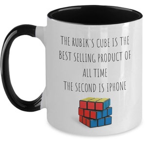 Rubiks Cube Party Rubix Cube Funny Coffee Mug Rubiks Cube gift idea for Rubik&#39;s Cube Solver Game Cube Math Geek Expert Tea Cup Rubik Lover