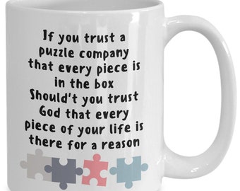 Trust in the Lord Coffee Mug Trust God Trust the Process Gift Religious Coffee Mug Christian Coffee Mug Religious Mugs Faith in God Tea Cup