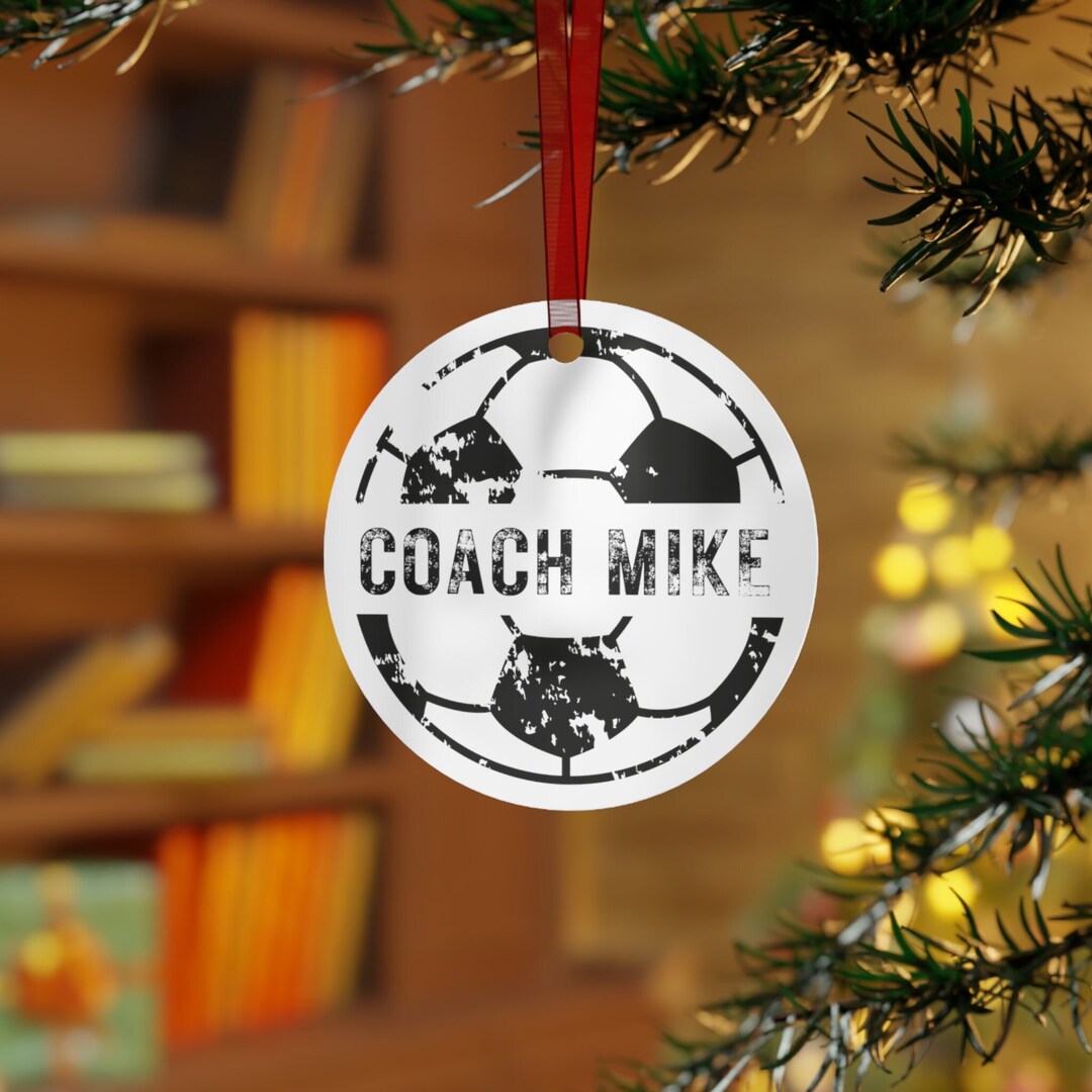 Soccer Coach Gift Ideas Personalized Coach Soccer Ornament Custom