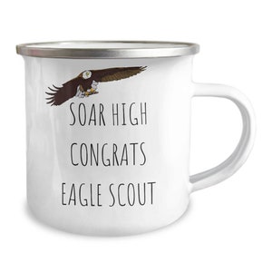 Scout Gift Camper Mug Eagle Gifts Scoutmaster Gift Scout Gift Scout Camper Mug Eagle Coach