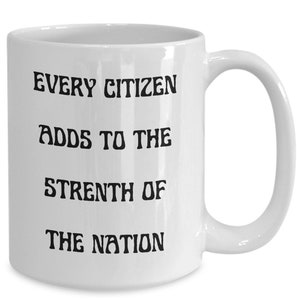 Citizenship Gifts Congrats Coffee Mug Us Citizen Gift for Citizenship Party New Citizen Gift For New American Green Card Holder Immigration