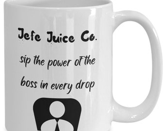 El Jefe | Boss Mug | El Jefe Mug | Best Jefe Ever Coffee Cup | El Jefe Mug | Coffee Mug | Funny Work Mug | Gift For Boss | Boss Gift