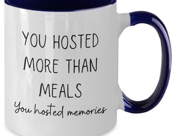 Host Family Goodbye Gift | Host Mom Mug | Thank You | Host Mom Gift | Best Host Mom | For Host Dad from Exchange Student Gift Idea