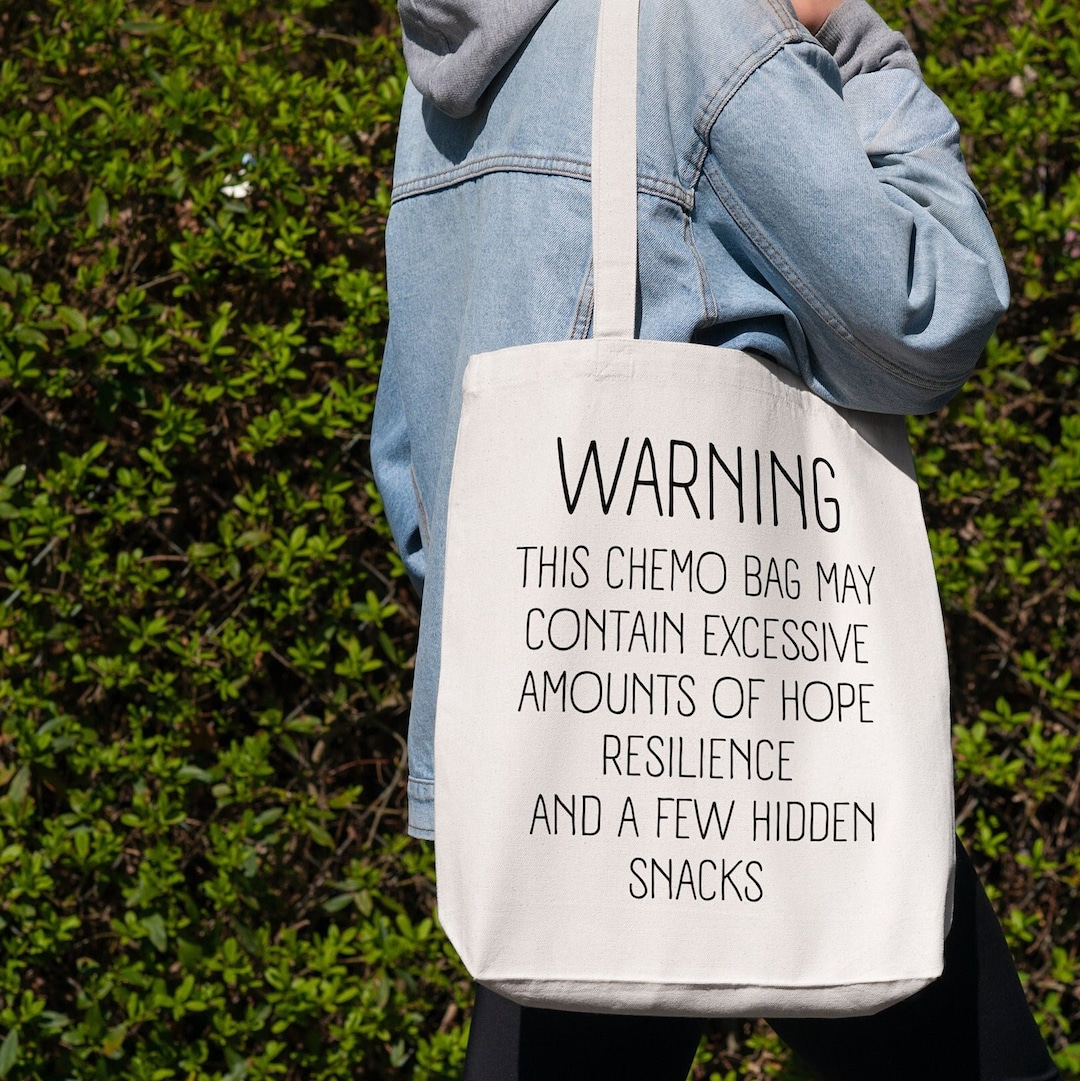 Chemo Bag Cancer Tote Bag Chemo Tote Bag Chemo Gift Hospital Etsy