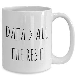 Data Analyst Mug Data Scientist Gift Statistics Mug Data Geek Coffee Mug Data Science Tea Cup Statistician Data Analytics Analysis Data Mug
