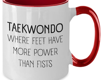 Taekwondo Gifts | Martial Arts Mug | Martial Arts Gift | Karate Mug | Tae Kwon Do | Martial Artist Gift