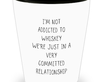 Whiskey Lover Gift Whiskey Shot Glass Whiskey Gift For Him For Whiskey Drinker Funny Gift Idea Whiskey Decor Funny Shot Glass Father's Day