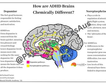 ADHD resource, therapy resource, ADHD information, psychoeducation, psychology resource, clinical resource, therapy tool, infographic