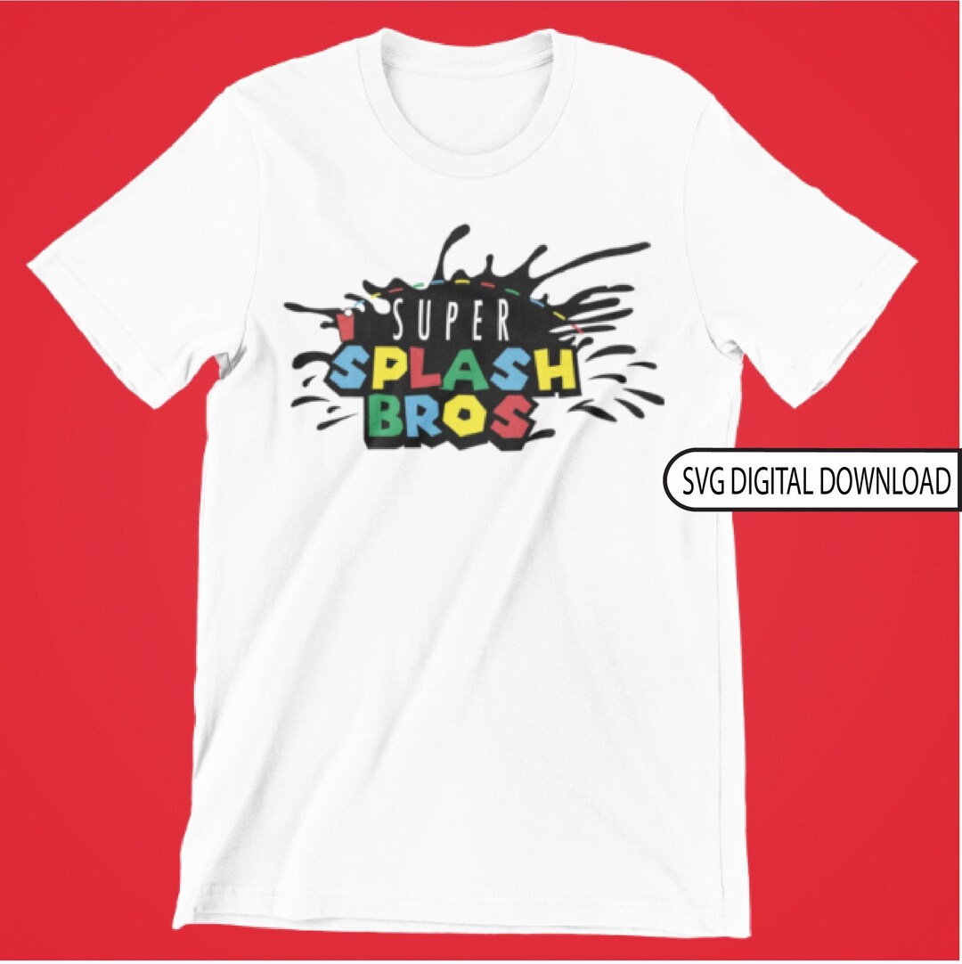 Super Splash Bros Graphic Design Beer Pong Tournament Logo Etsy