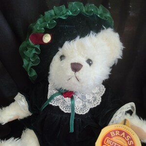 Brass Button Bear NWT Bianca The Bear of Love 1997 or Tango Bear of Happiness Anchor Sweater
