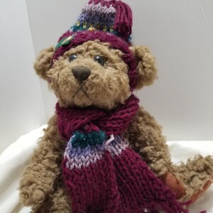 Brass Button Bear Hand Crafted