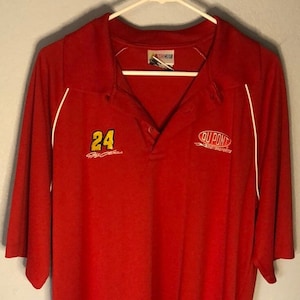 VTG NASCAR Jeff Gordan DuPont MotorSports Polo XLShirt