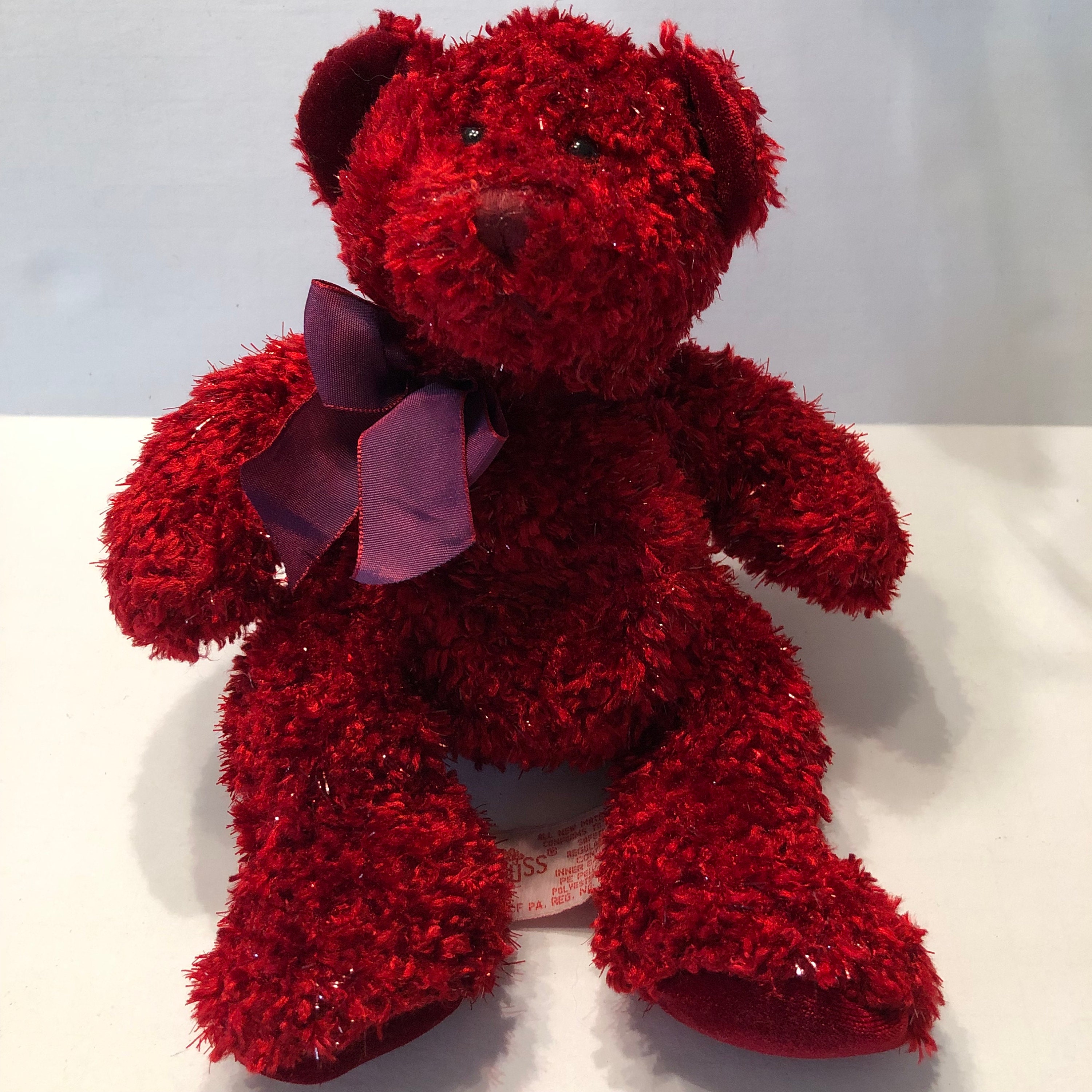 Russ Sparkles Teddy Bear Red Sizzles 9 Inch Number 259 - Etsy Russ Sparkles Teddy Bear Red Sizzles 9 Inch Number 259 - Etsy