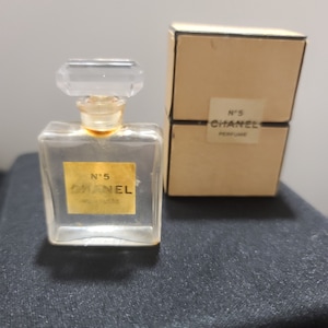 Empty Chanel No.5 Perfume Bottle With Box 