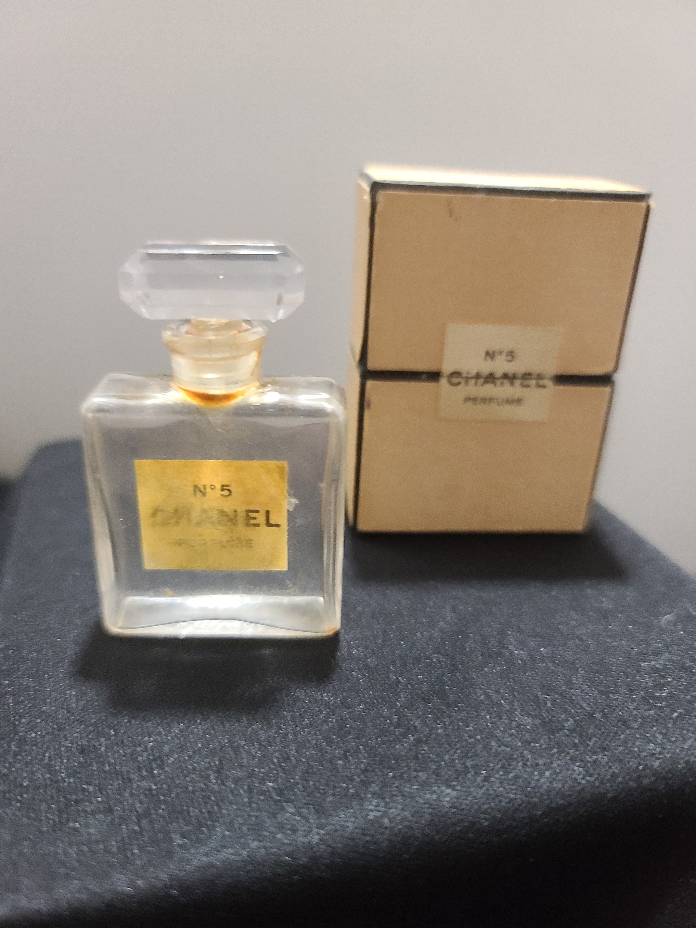 Empty Chanel No.5 Perfume Bottle With Box 