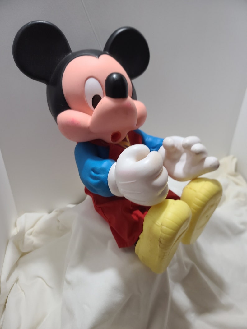 Disney Mickey Mouse 12 Hard Plastic Poseable Toy - Etsy