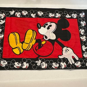 Federa per cuscino standard doppia faccia Disney Mickey Mouse