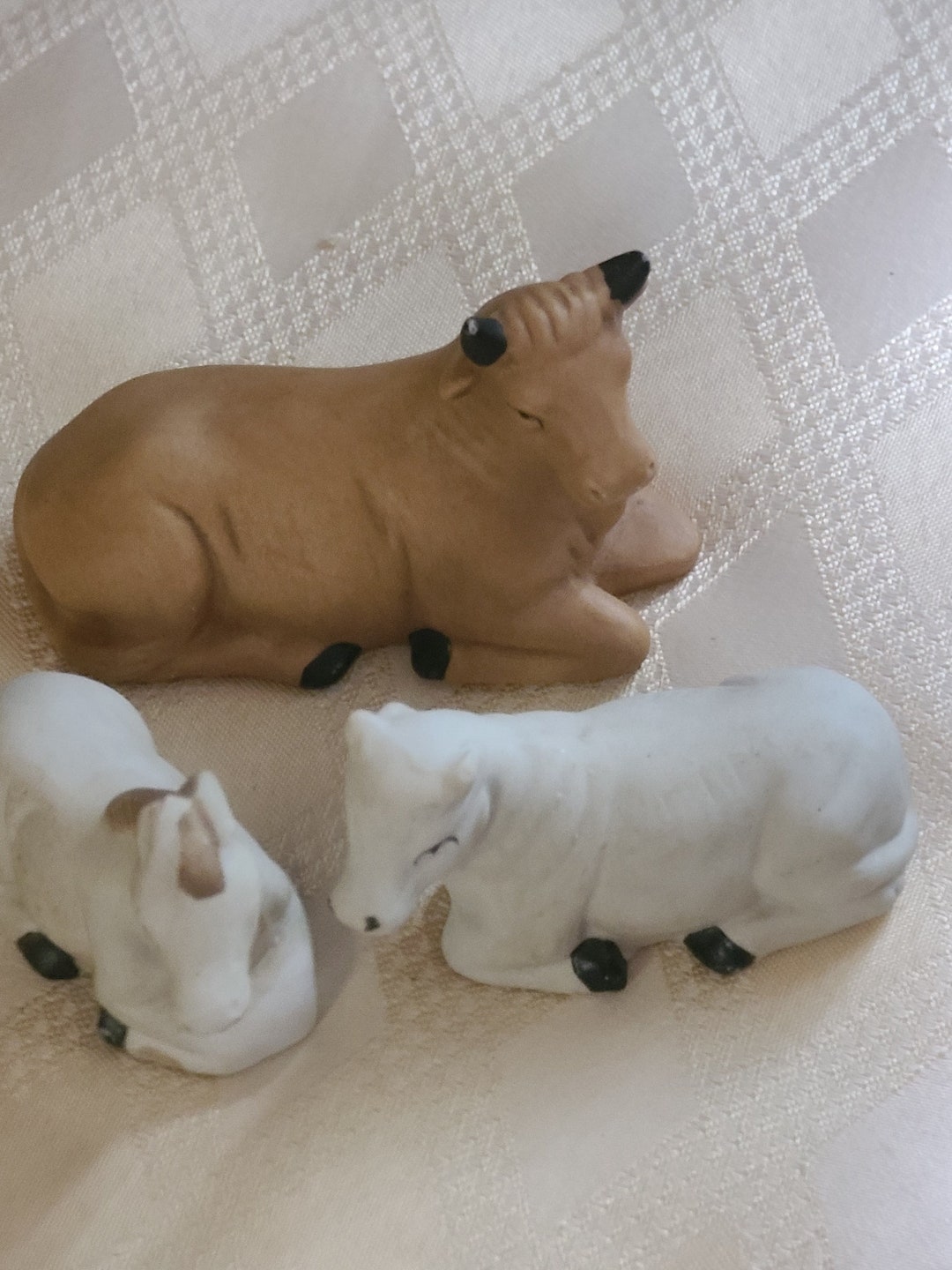 Nativity Set Animals Replacement Porcelain Figurines Christmas Etsy