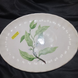 WS George Platter Floral Signed