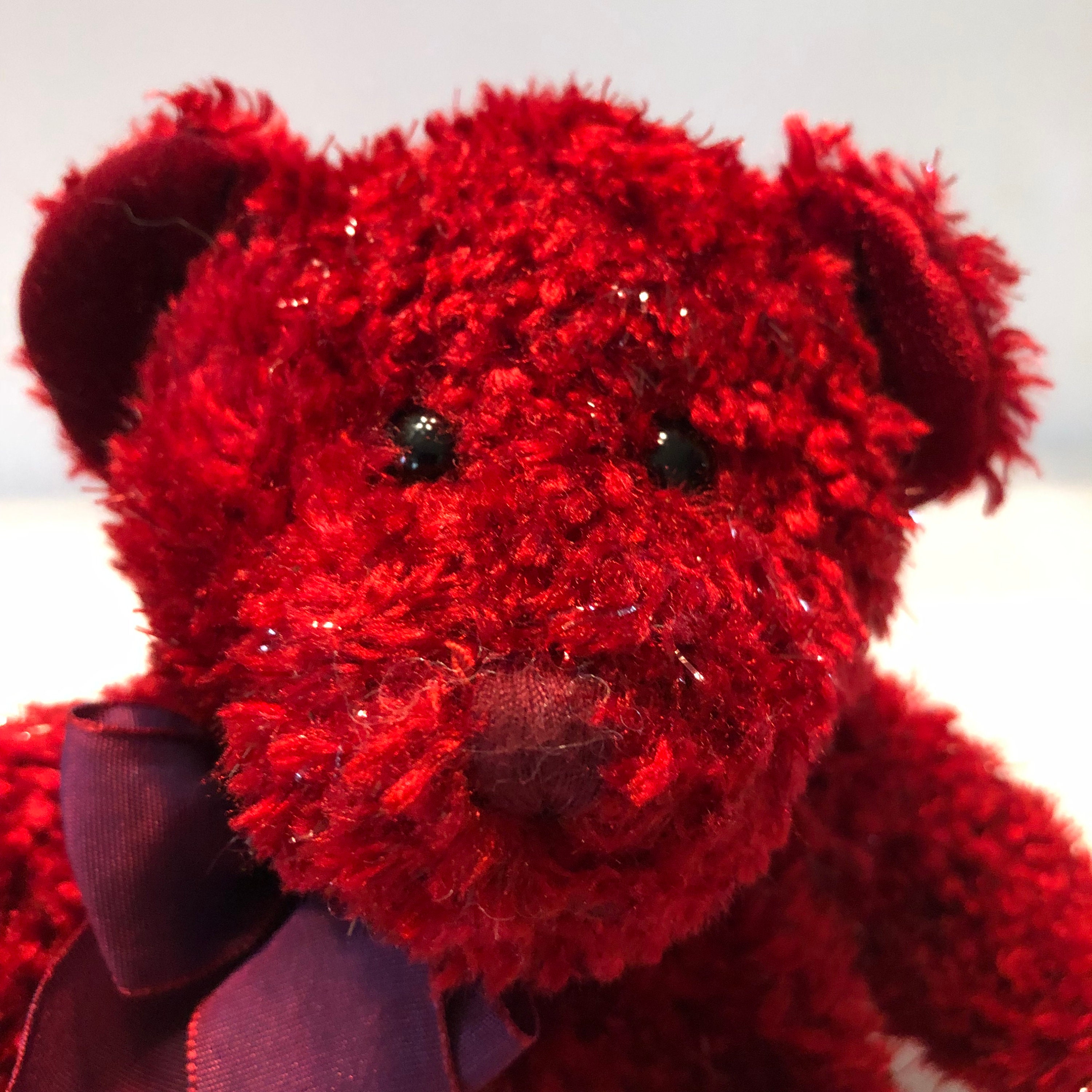 Russ Sparkles Teddy Bear Red Sizzles 9 Inch Number 259 - Etsy Russ Sparkles Teddy Bear Red Sizzles 9 Inch Number 259 - Etsy