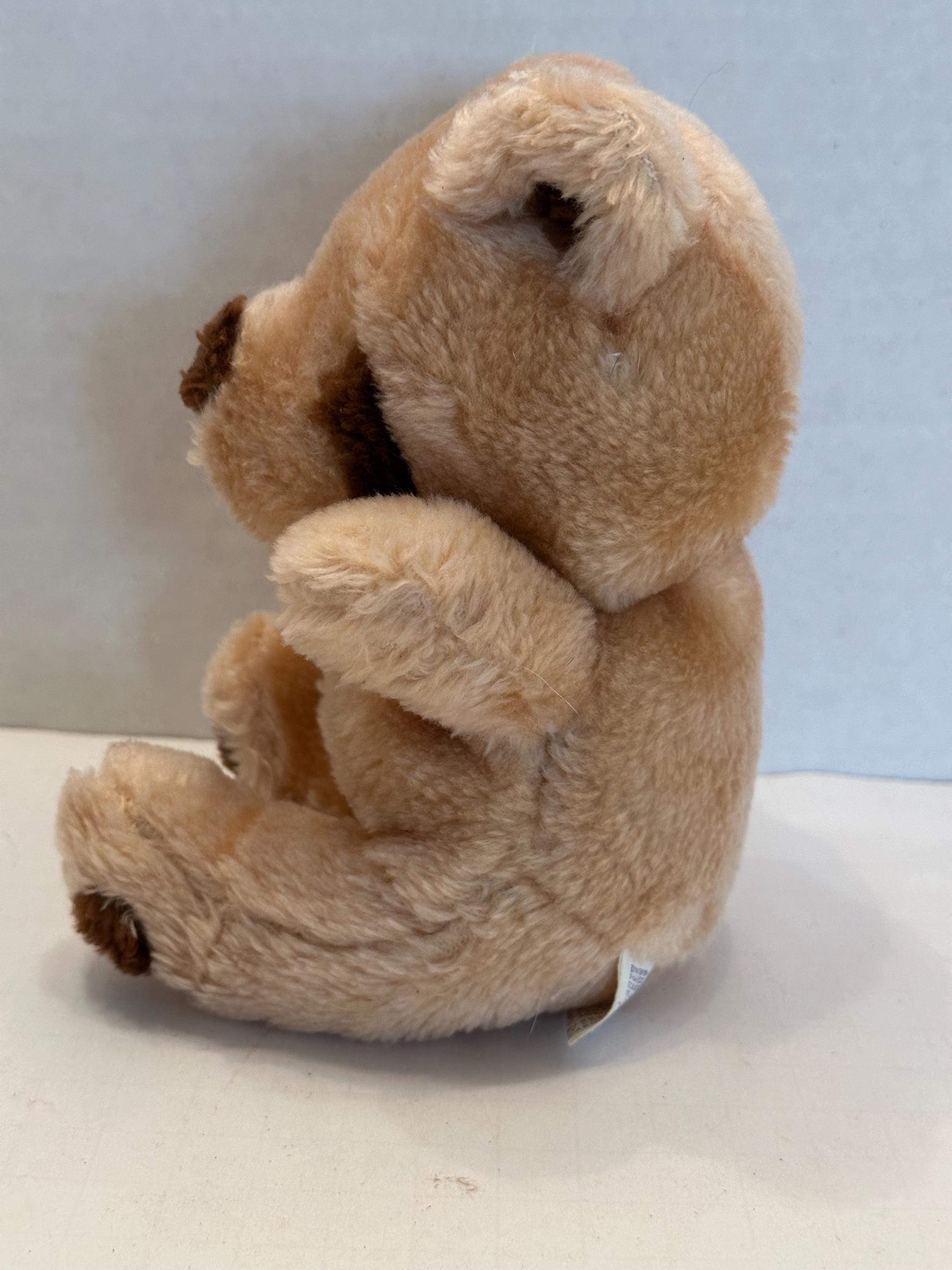 Tan Brown Teddy Bear 8inch Stuffed Animal 1984 A1 Novelty Plush Made in ...