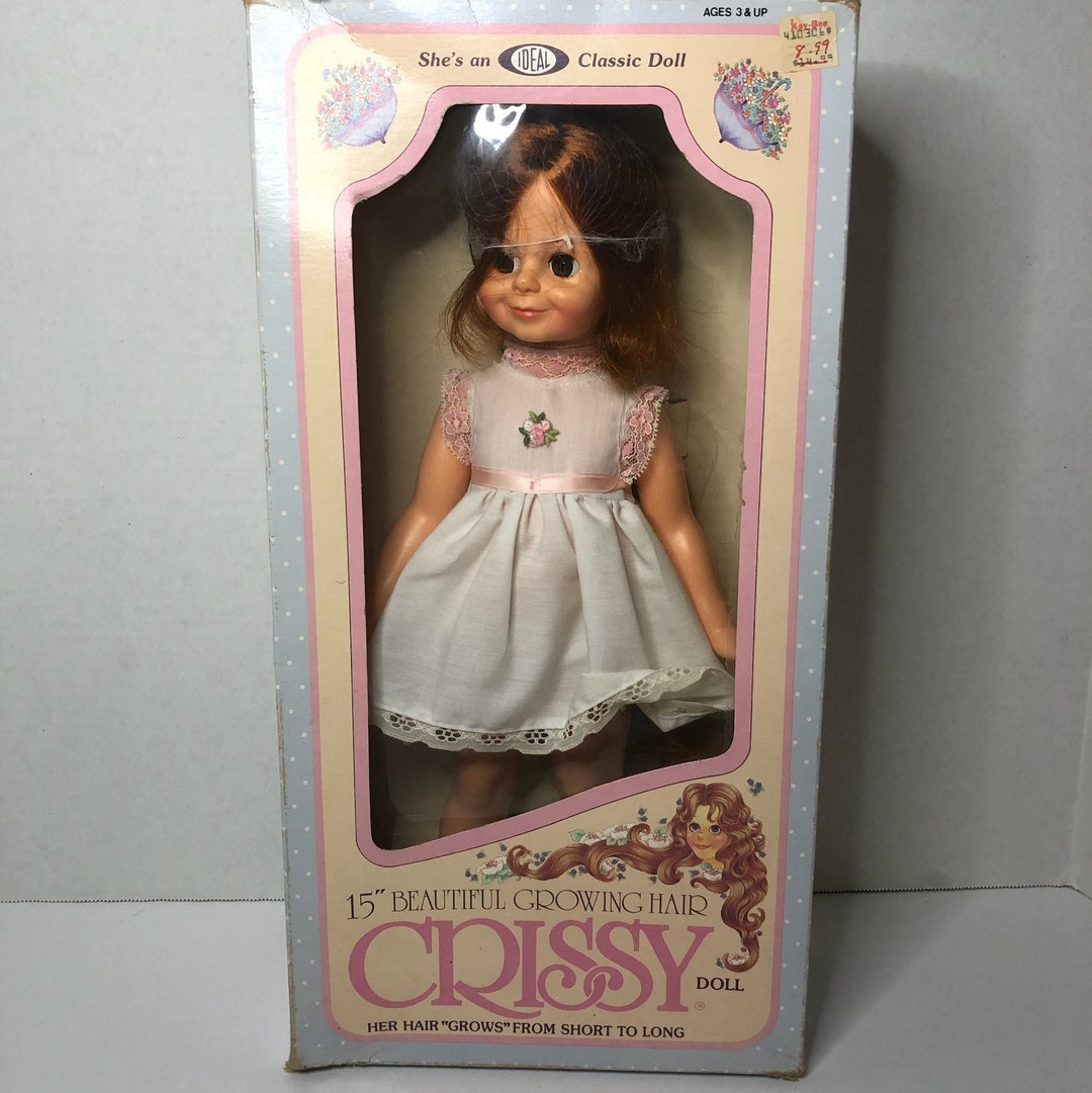 1982 Ideal Crissy Growing Hair 15 Doll Red Hair Brown Etsy