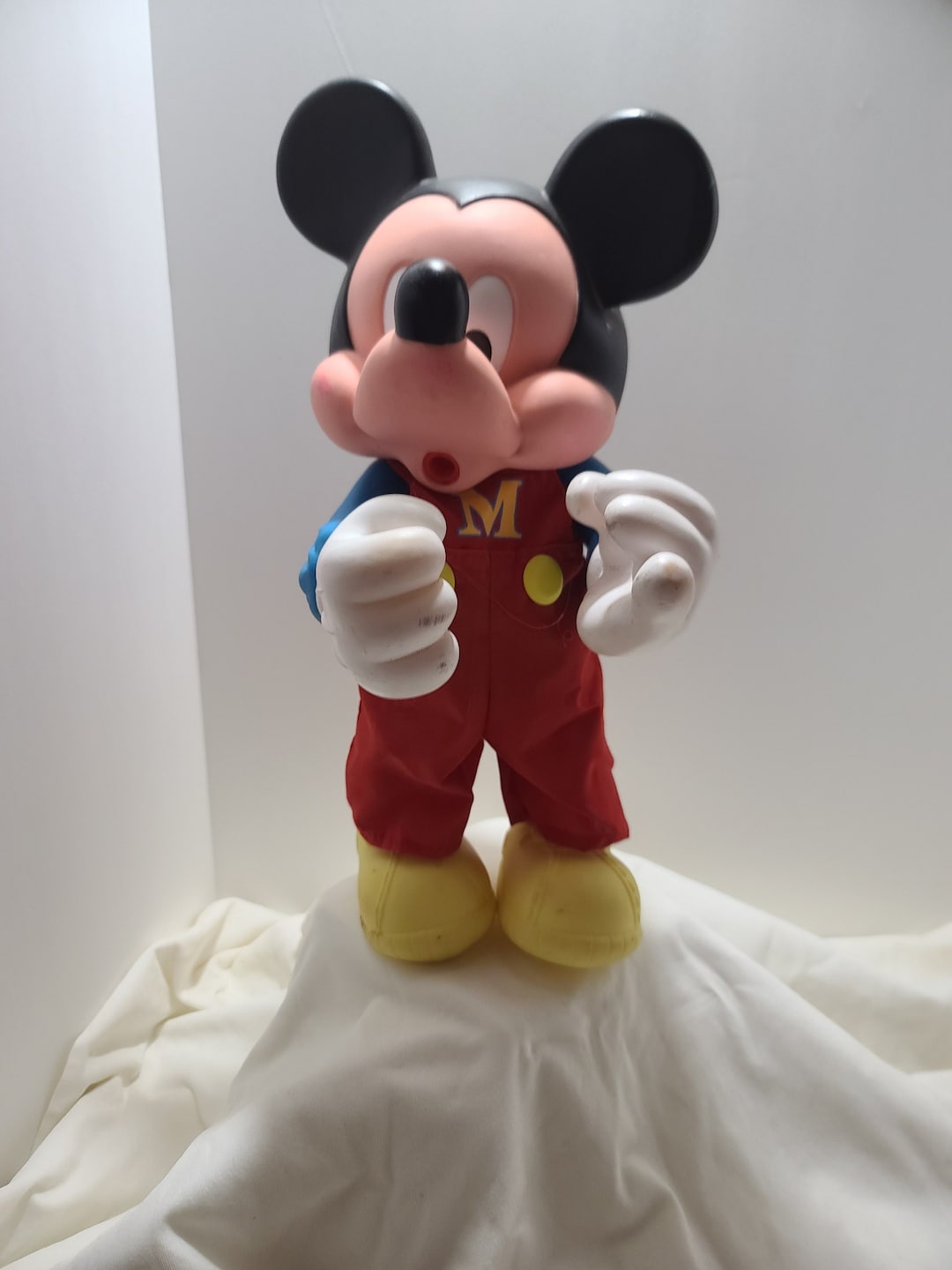 Disney Mickey Mouse 12 Hard Plastic Poseable Toy - Etsy
