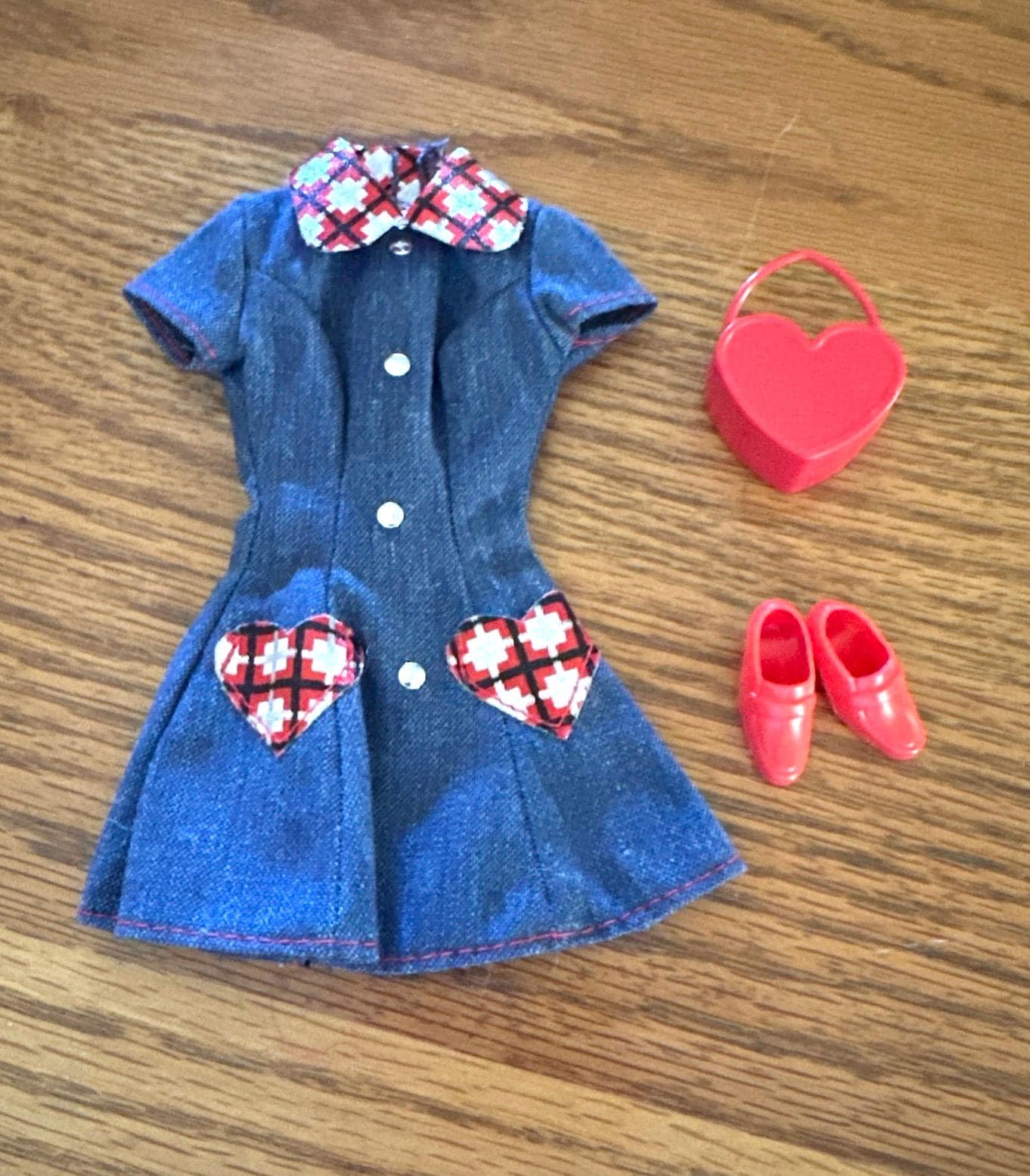 strapless open back dress Pink Hearts Barbie Dress – Dona Matoshi main image 0