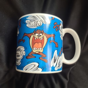 Applause Tasmanian Devil Warner Bros Ceramic Mug 1994