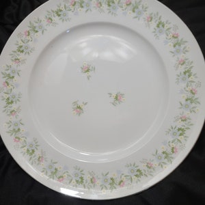 Bavaria Germany Forever Spring 10 inch Porcelain Dinner Plates set of 6