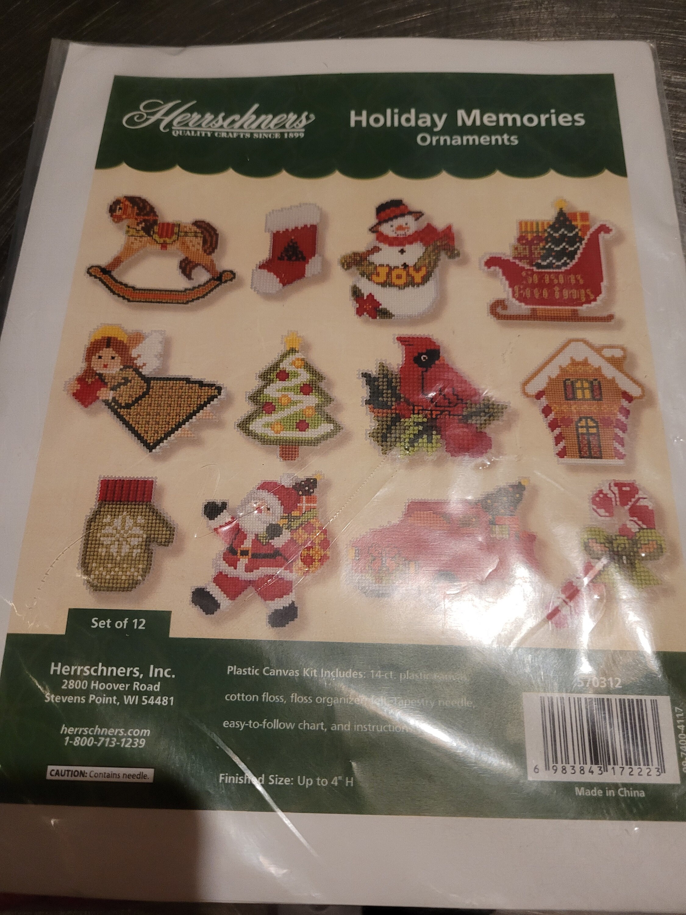 Herrschners Christmas Village Plastic Canvas Kit