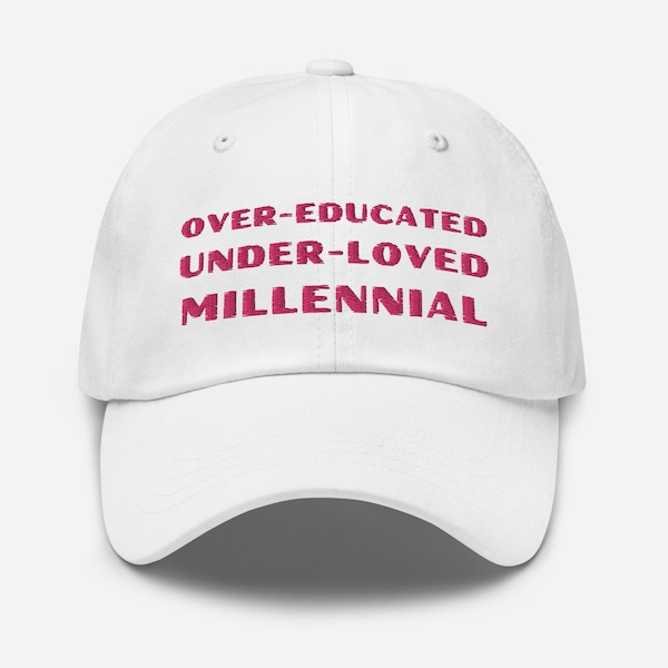 Over-Educated Under-Loved Millennial Cap, Roe v Wade Abortion Rights Baseball Cap, Womens Rights Cap, Matt Gaetz,Pro Choice Cap,Feminist Hat