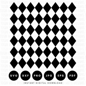 Argyle Pattern Svg, Seamless Diamond Pattern Svg, Checkered Pattern Svg, Geometric Pattern Svg, Svg Files for Cricut, Digital Download