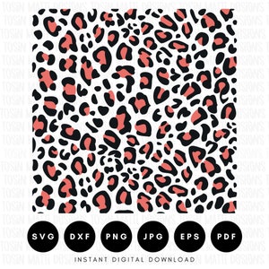 Leopard Pattern Svg, Animal Pattern Svg, Leopard Spots Svg, Cheetah Svg, Repeating Pattern Svg, Svg Files for Cricut, Digital Download
