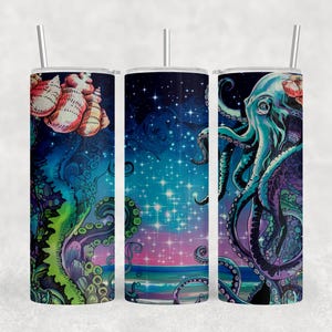 Sea Witch Tumbler Wrap, Dark Siren Ocean Sublimationsdesign für 20 Unzen Skinny Tumbler, Meerjungfrau Liebhaber Geschenk, kommerzielle Nutzung, digitaler Download
