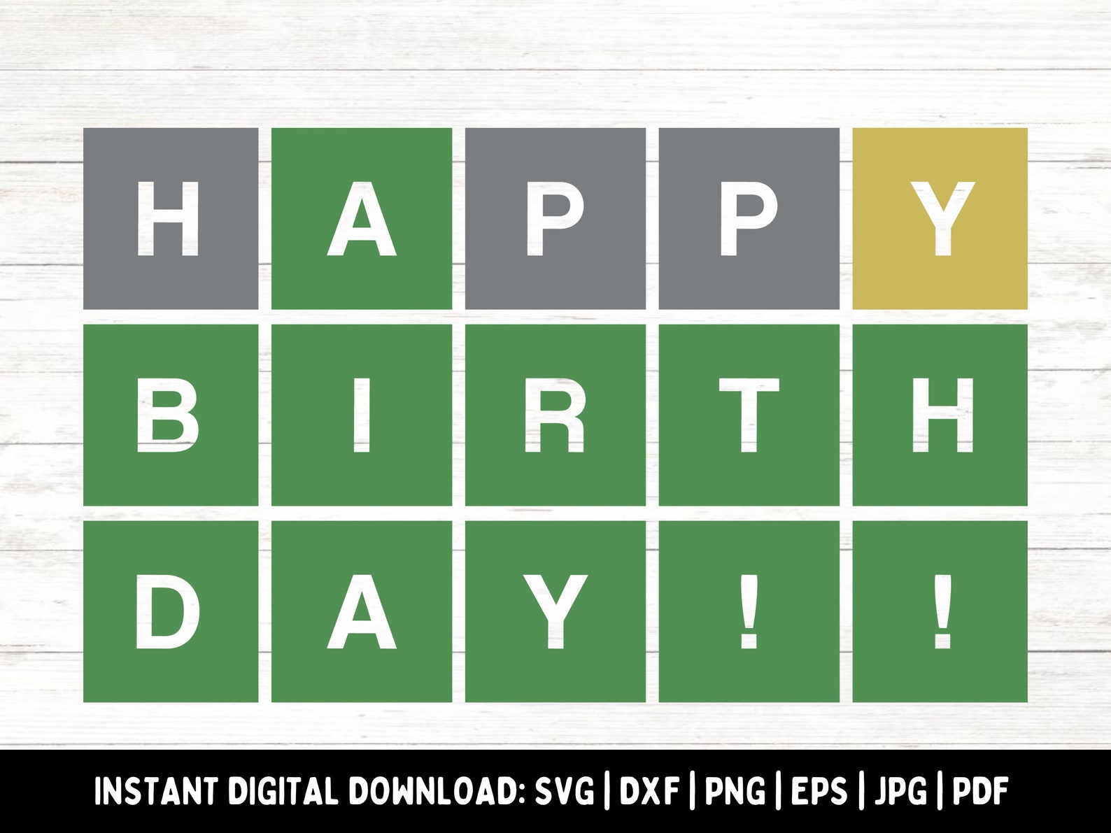 Happy Birthday SVG Wordle SVG Birthday SVG Wordle Gift Etsy Finland