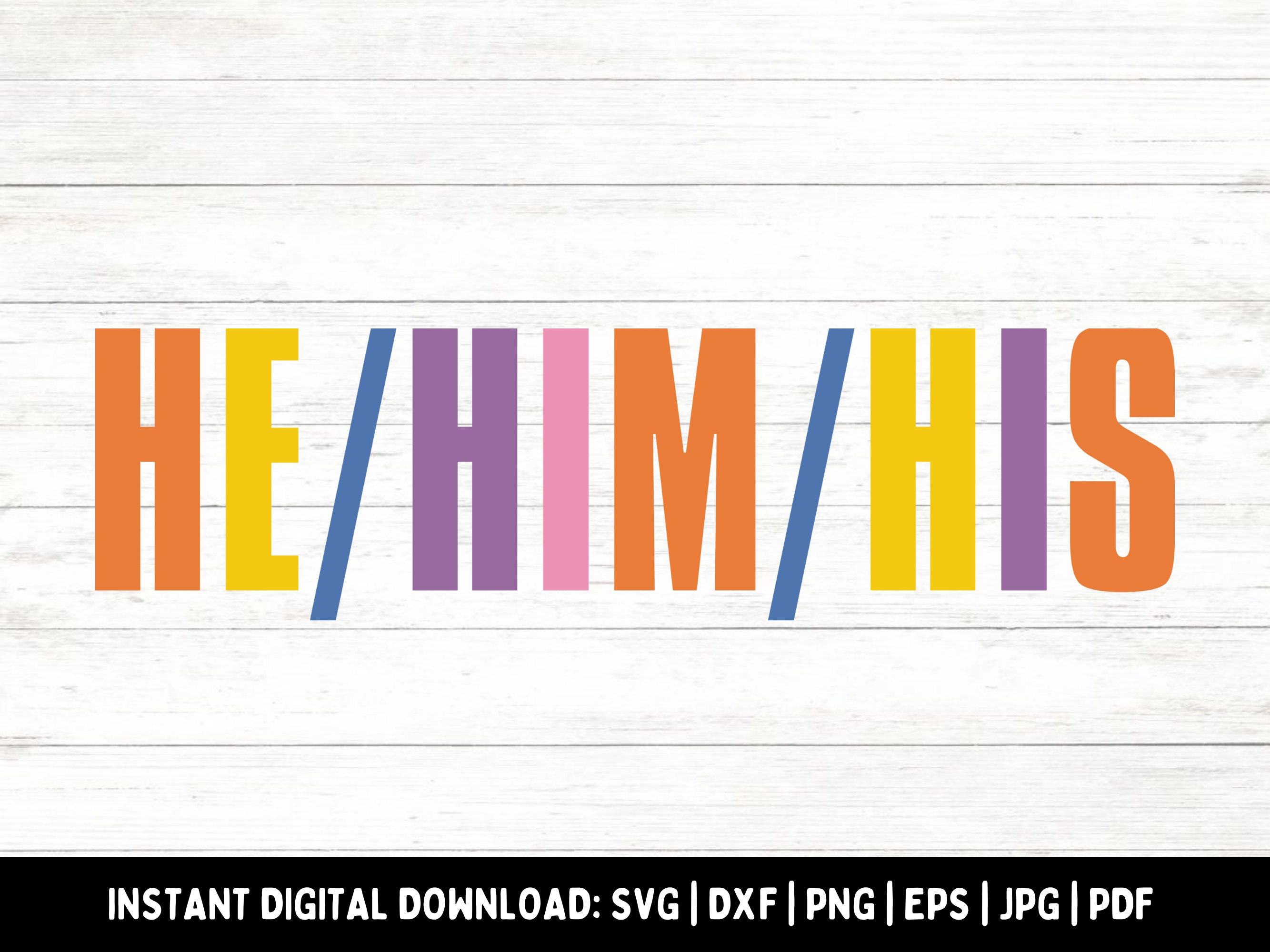 He Him His Pronouns Etsy De