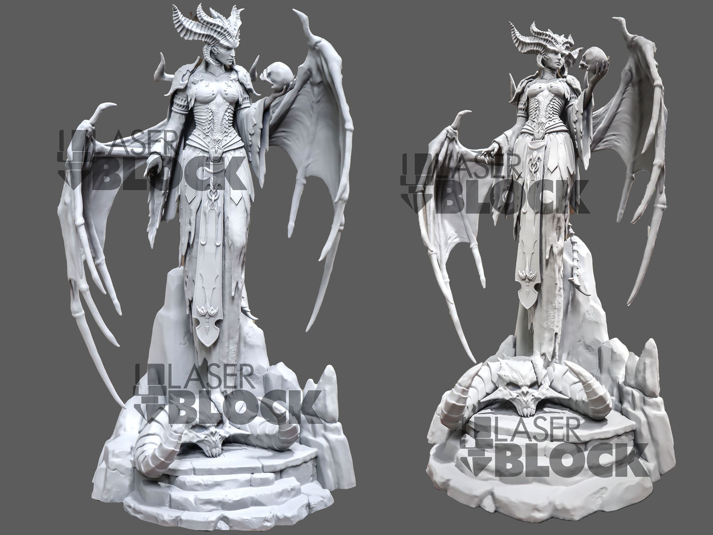 Lilith Diablo 3D STL Print File, Lilith Diablo IV High Quality 3D ...