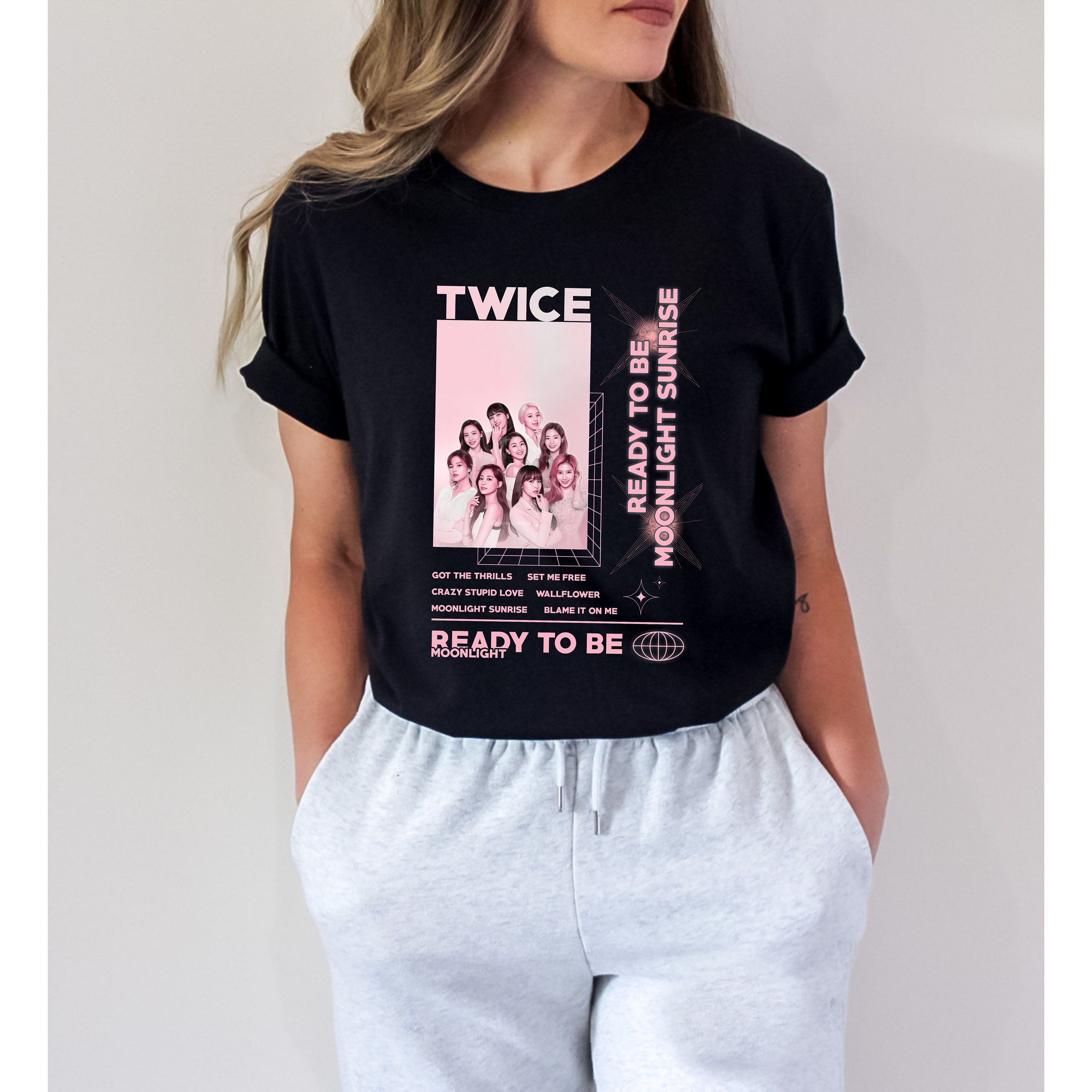 TWICE T-shirt,twice Ready to Be Shirt ,twice World Tour 2023,twice 