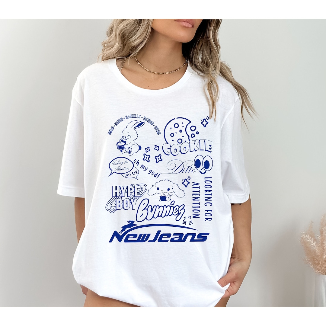 Tshirt NewJeans NewJeans Kpop NewJeans Merch NewJeans Hype Etsy France