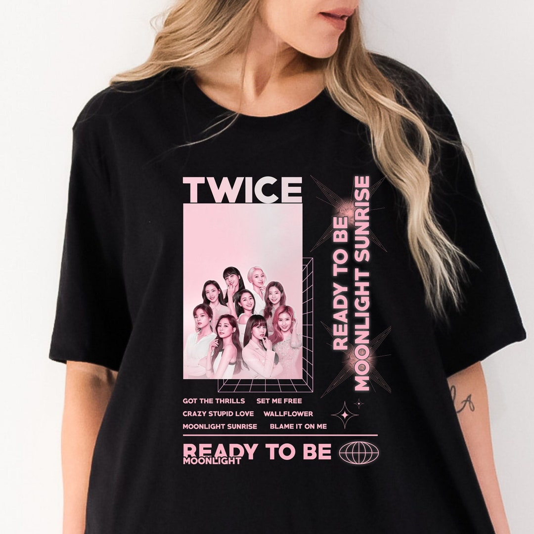 TWICE Tshirt,twice Ready to Be Shirt ,twice World Tour 2023,twice Kpop