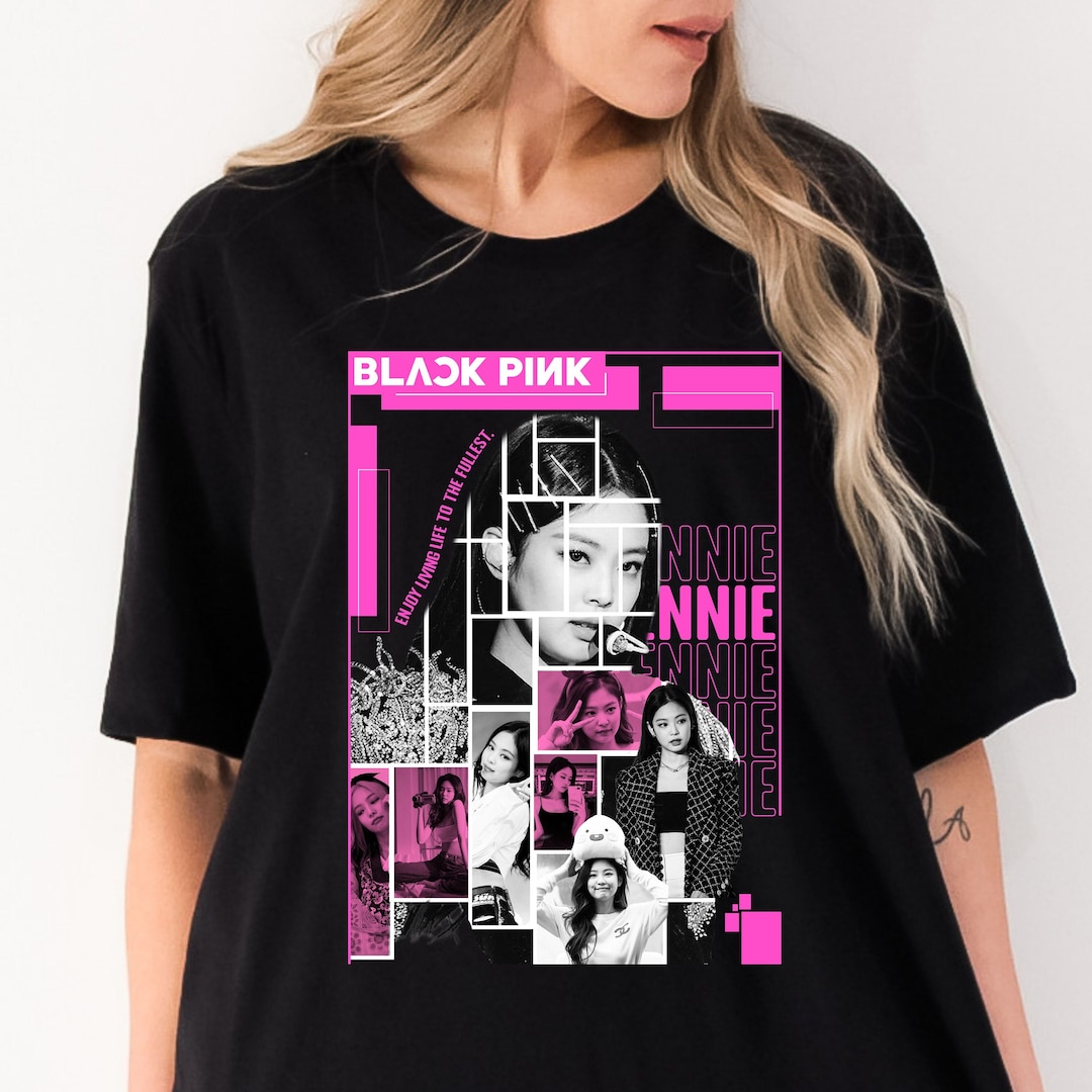 Jennie Kim BLACKPINK T-shirt Pink Venom Shirt Jennie Tee - Etsy