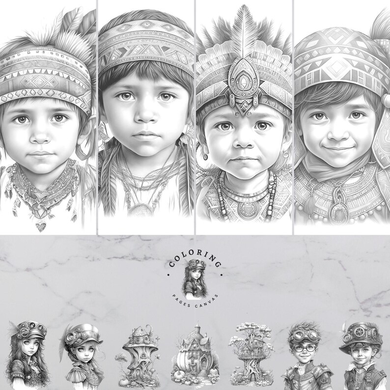 25 Cute Aztec Boys Coloring Pages - Adult, Teens and Kids Coloring Book ...