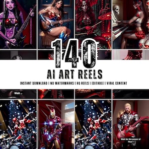 Instagram Faceless AI Art Reels - AI Art Videos - AI Art Instagram Templates - Ai Youtube Short Videos - Ai Tiktok Videos - Instagram Videos