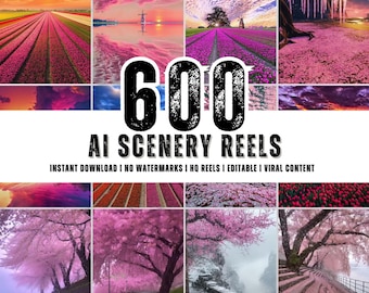Instagram Faceless AI Scenery Reels - AI Scenery Videos - AI Scenery Instagram Templates - Ai Scenery Youtube Shorts Videos - Tiktok Videos