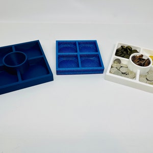 Board Game Resource Tray - Trays, Storage Trays, Beads, Token Organizers, Accessories, Board Games, Meeples, Component Bit